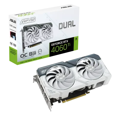 ASUS DUAL RTX 4060TI O8G WHITE