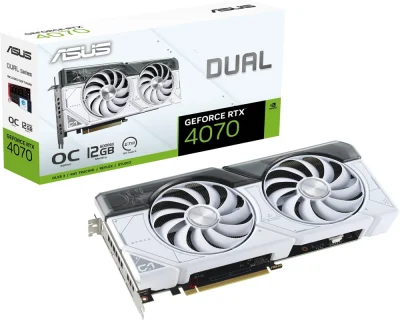 Tarjeta De Video Asus Dual Dual RTX 4070 OC12g White