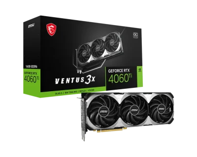 Tarjeta de Video Msi GeForce RTX 4060 Ti: Potencia Gráfica con 4352 Núcleos CUDA, 16GB DDR6, 128 bit, PCI Express X8 4.0, 1x HDMI, 3x DP