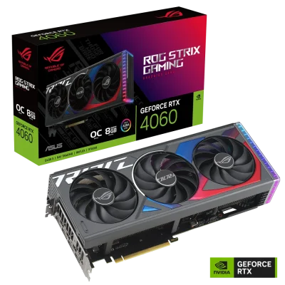 Tarjeta de Video Asus Rog Strix RTX4060 O8G