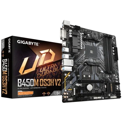 Tarjeta Madre Gigabyte B450m Ds3h V2 Socket Am4