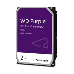 Disco Duro Western Digital Purple 2TB Almacenamiento para Videovigilancia