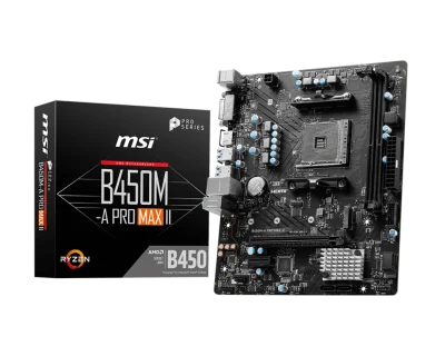 Tarjeta Madre Msi B450m-a Pro Max Ii Socket Am4